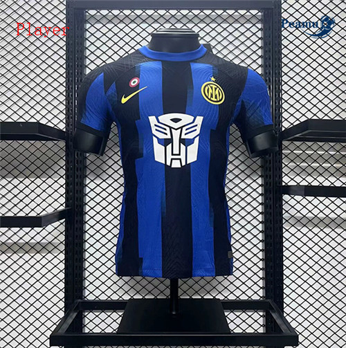 Peamu - Maillot foot Inter Milan Player Version Transformers co-marque 2023-2024 Paris