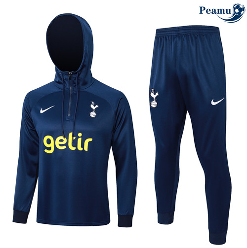 Peamu - Survetement Tottenham Hotspur à capuche bleu royal 2024-2025 grossiste