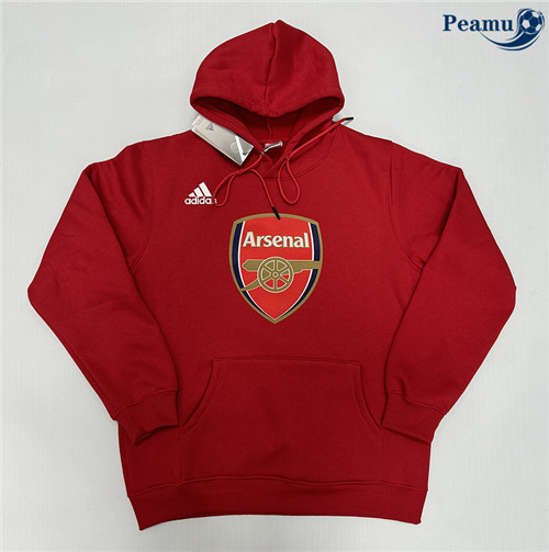 Peamu - Sweat A Capuche Arsenal rouge 2024-2025 Outlet