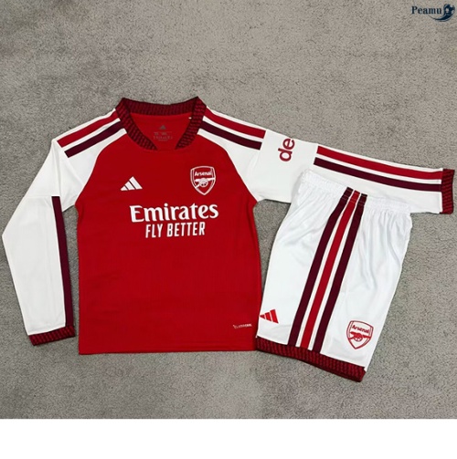 Peamu Maillot foot Arsenal Enfant Domicile Manche Longue 2026-2027