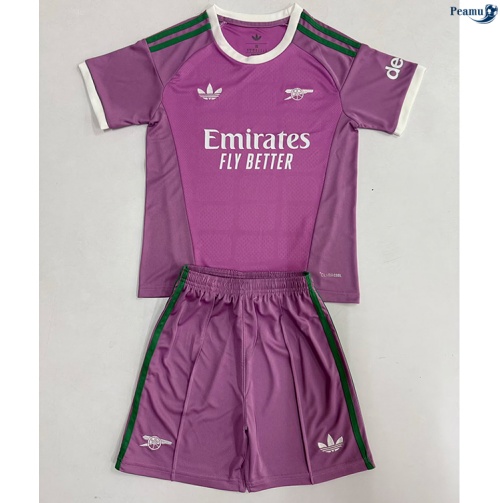 Peamu Maillot foot Arsenal Enfant Gardien De But Púrpura 2026-2027