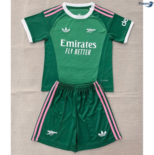 Peamu Maillot foot Arsenal Enfant Gardien De But Vert 2026-2027