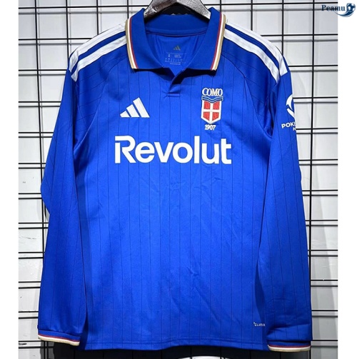 Peamu Maillot foot Como 1907 Domicile Manche Longue 2026-2027