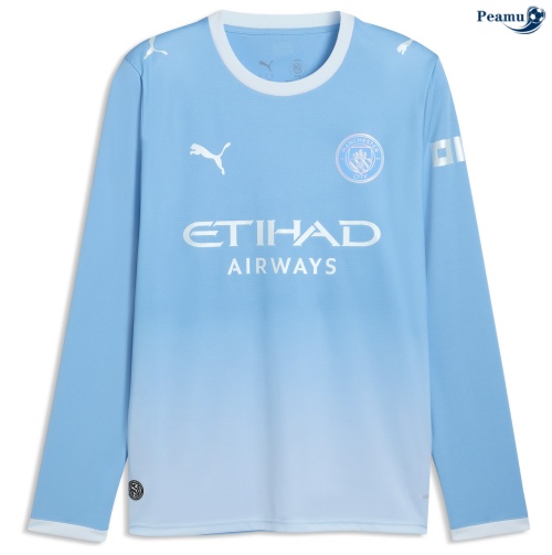 Peamu Maillot foot Manchester City Domicile Manche Longue 2026-2027