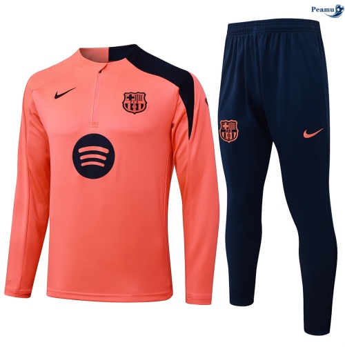 Survetement Barcelone Enfant Orange 2026-2027 Outlet