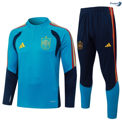 Survetement Espagne Enfant Bleu 2026-2027 Discout