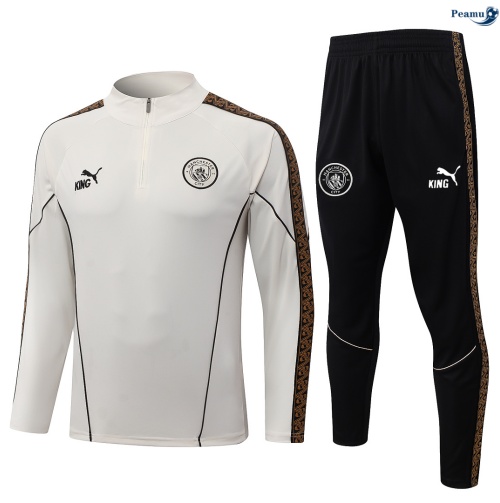 Survetement Manchester City Enfant blanc cassé 2026-2027 Original