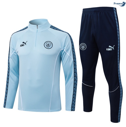 Survetement Manchester City Enfant Bleu 2026-2027 Soldes