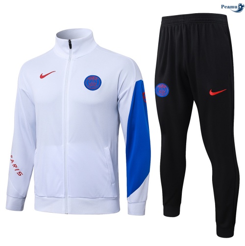 Veste Survetement PSG Blanc 2026-2027 Officiel