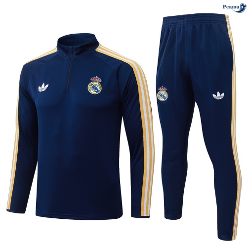 Survetement Real Madrid Enfant Bleu Marine 2026-2027 Original