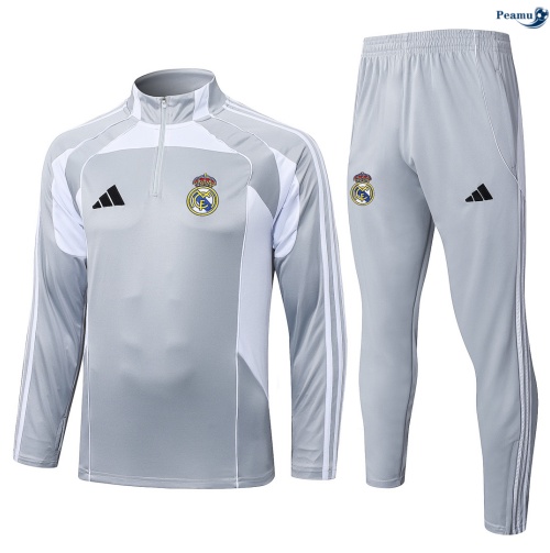Survetement Real Madrid Gris/Blanc 2026-2027 Original