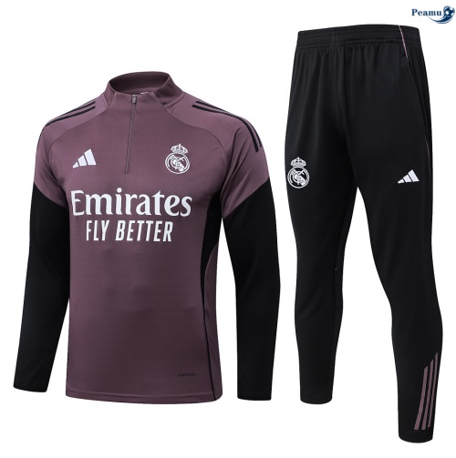 Survetement Real Madrid Gris/Violet 2026-2027 Outlet