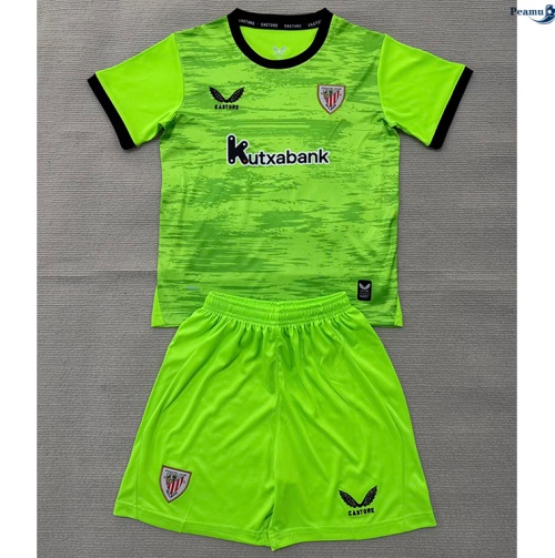 Maillot foot Athletic Bilbao Enfant Gardien De But Vert 2026-2027