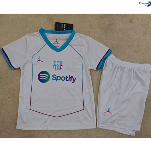Maillot foot Barcelone Enfant Training Blanc 2026-2027