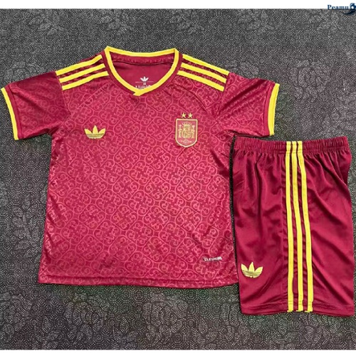 Maillot foot Espagne Enfant 2 stars Rouge 2026-2027