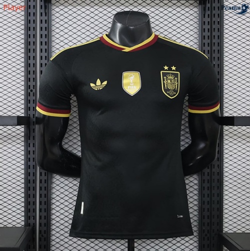 Peamu Maillot foot Espagne Player 2 étoiles Noir 2026-2027