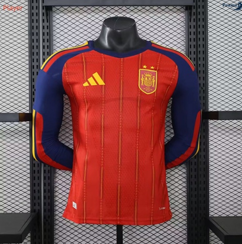 Maillot foot Espagne Player Domicile 2 stars Manche Longue 2026-2027