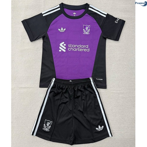 Maillot foot Liverpool Enfant Gardien de but Violet 2026-2027