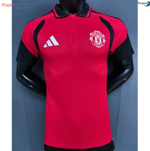 Maillot foot Manchester United Player Training Rouge 2026-2027