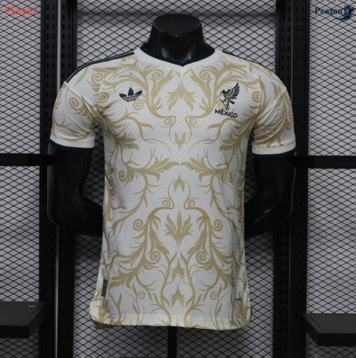 Peamu Maillot foot Mexique Player Special Jaune 2026-2027