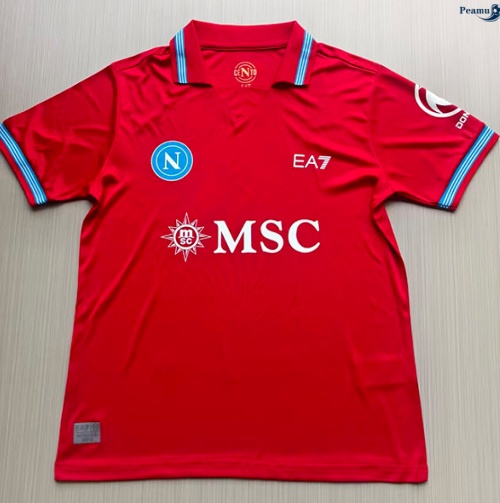 Maillot foot Naples Rouge 2026-2027