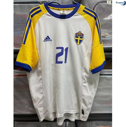 Maillot foot Rétro Suède Exterieur 2002
