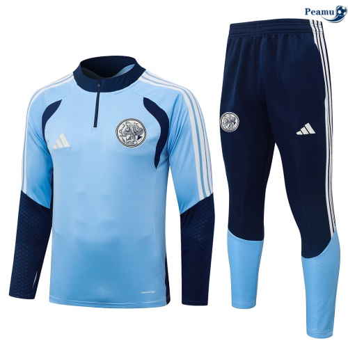Survetement foot AFC Ajax Bleu Clair 2026-2027