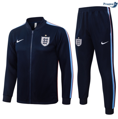 Veste Survetement foot Angleterre Bleu Marine 2026-2027