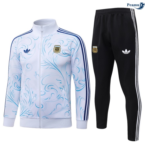 Veste Survetement foot Argentine Blanc 2026-2027