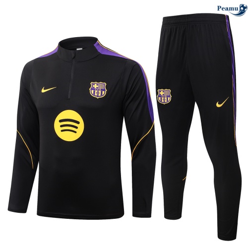 Survetement foot Barcelone Noir 2026-2027