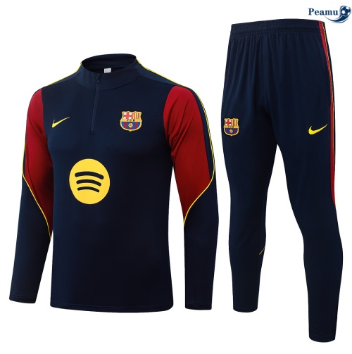 Survetement foot Barcelone Bleu Marine 2026-2027