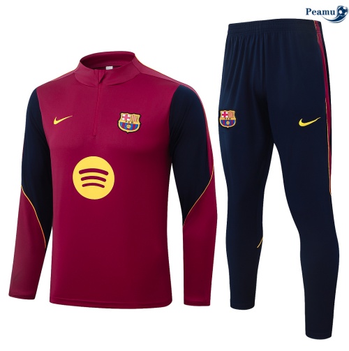 Survetement foot Barcelone Jujube Rouge 2026-2027