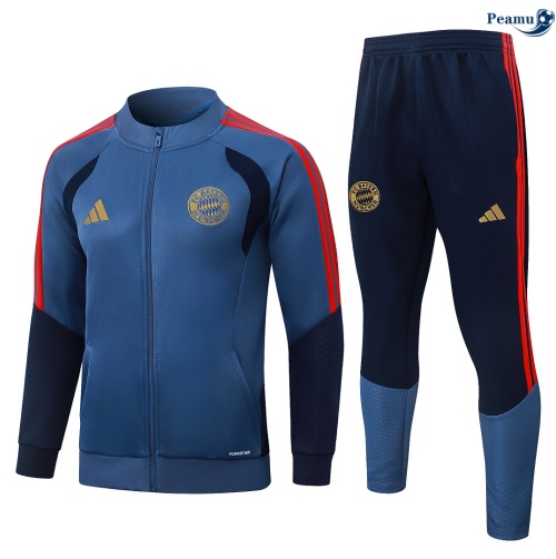 Veste Survetement foot Bayern Munich Bleu 2026-2027