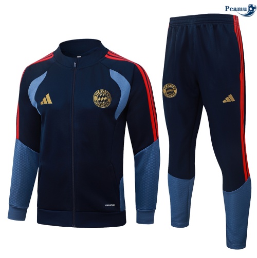Veste Survetement foot Bayern Munich Bleu Marine 2026-2027