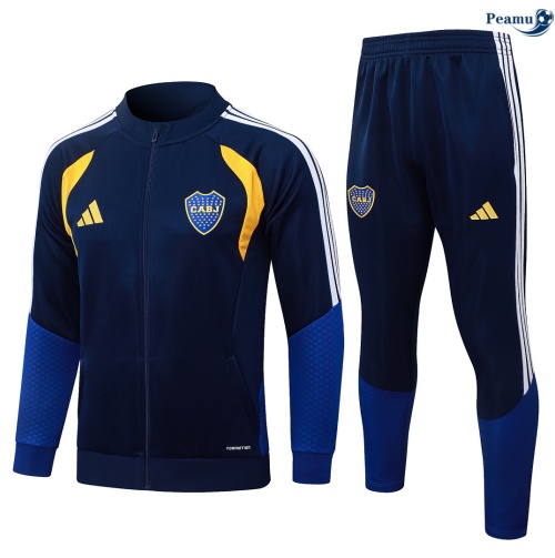 Veste Survetement foot Boca Juniors Bleu Marine/Jaune 2026-2027