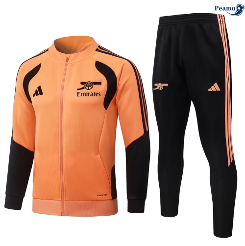 Veste Survetement foot Arsenal Enfant Orange 2026-2027