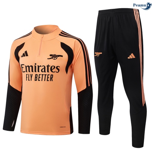 Survetement foot Arsenal Enfant Orange 2026-2027