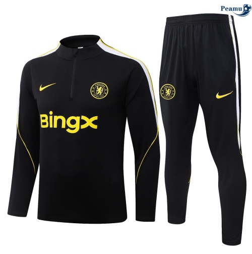 Survetement foot Chelsea 2627Enfant Noir 2026-2027