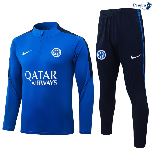 Survetement foot Inter Milan Enfant Blanc 2026-2027