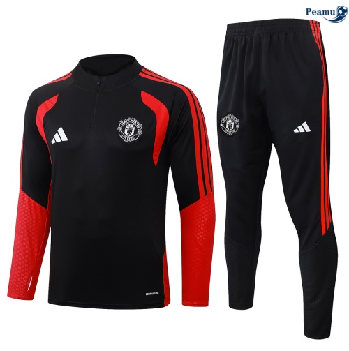 Survetement foot Manchester United Enfant Noir 2026-2027
