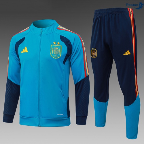 Veste Survetement foot Espagne Bleu 2026-2027