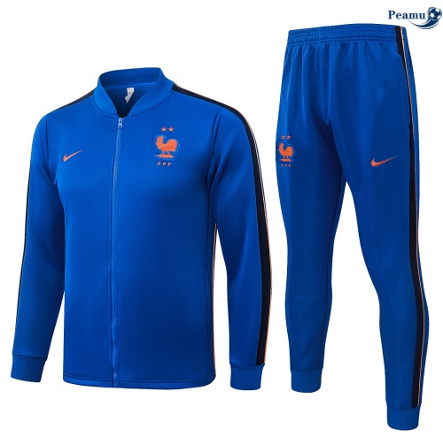 Veste Survetement foot France Blanc 2026-2027