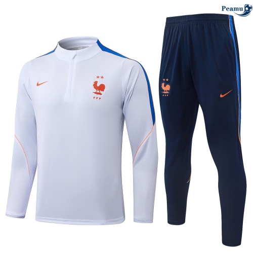 Survetement foot France Blanc 2026-2027