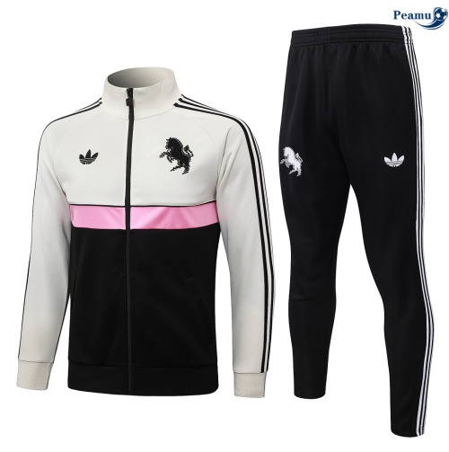 Veste Survetement foot Juventus Noir/Blanc 2026-2027