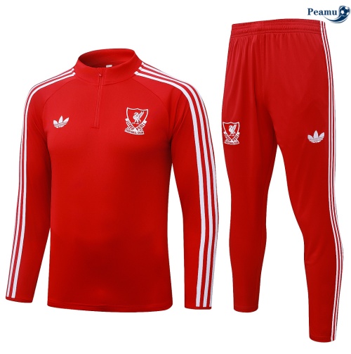 Survetement foot Liverpool Rouge 2026-2027