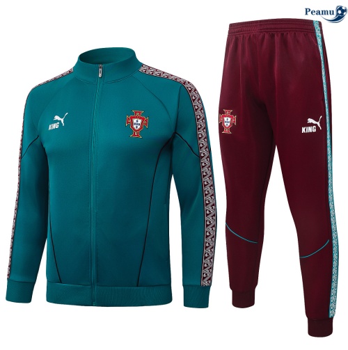 Veste Survetement foot Portugal Vert 2026-2027