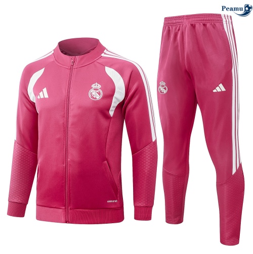 Veste Survetement foot Real Madrid Rose 2026-2027