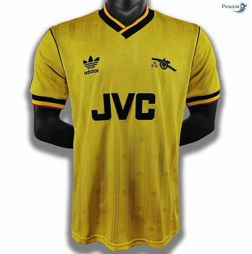 Peamu - Maillot Foot Rétro Arsenal Jaune 1986-88