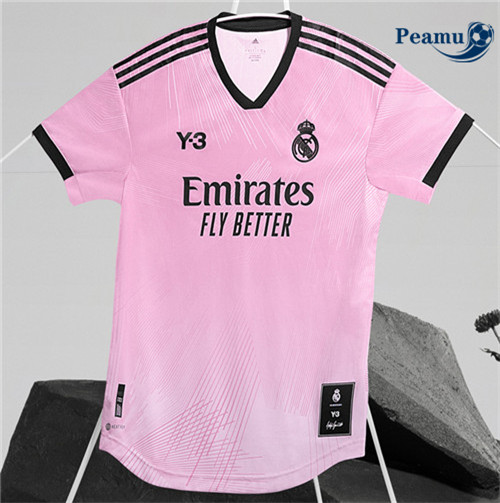 Nouveau Peamu - Maillot foot Real Madrid Y-3 Rose 2022-2023