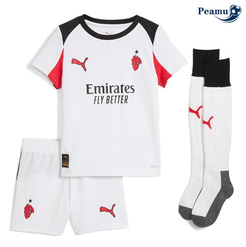 Maillot foot AC Milan Enfant Exterieur 2025-2026